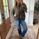 Coffee Date Button-Up