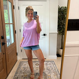 Sweet Pea Tee - Lavendar