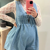 Short & Sweet Denim Romper