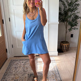 Coastal Cutie Dress - blue
