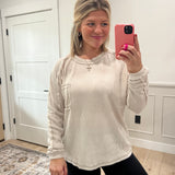 Georgia Top - Sand Beige