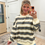 Evergreen Navy Pullover