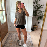 Dream Day V-Neck - truffle