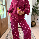 Dot Your Day Joggers - magenta