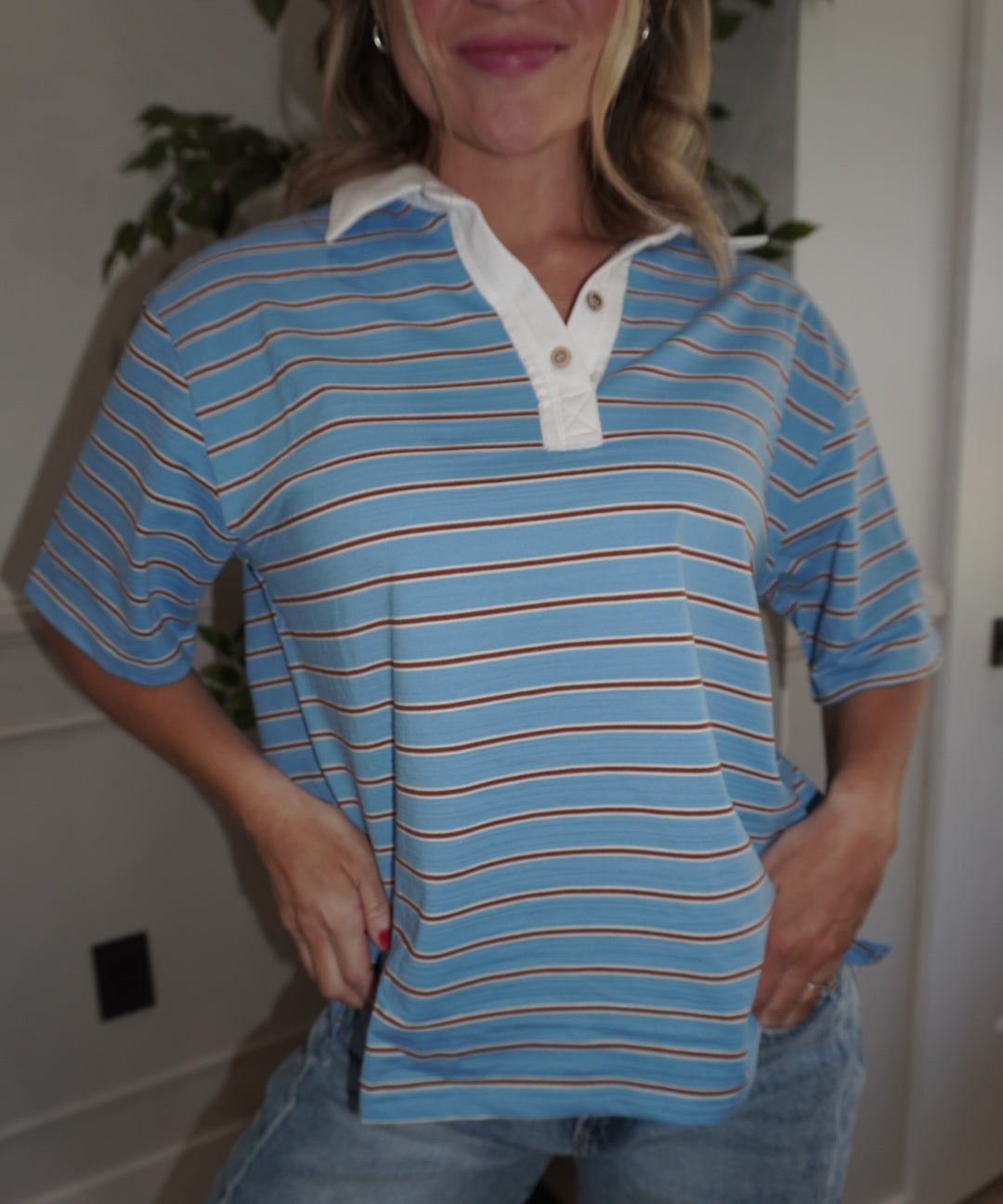 Asheville Collared Top