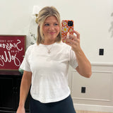 Cotton Baby Tee - White