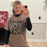 Comfort Colors Camo Smiles Tee