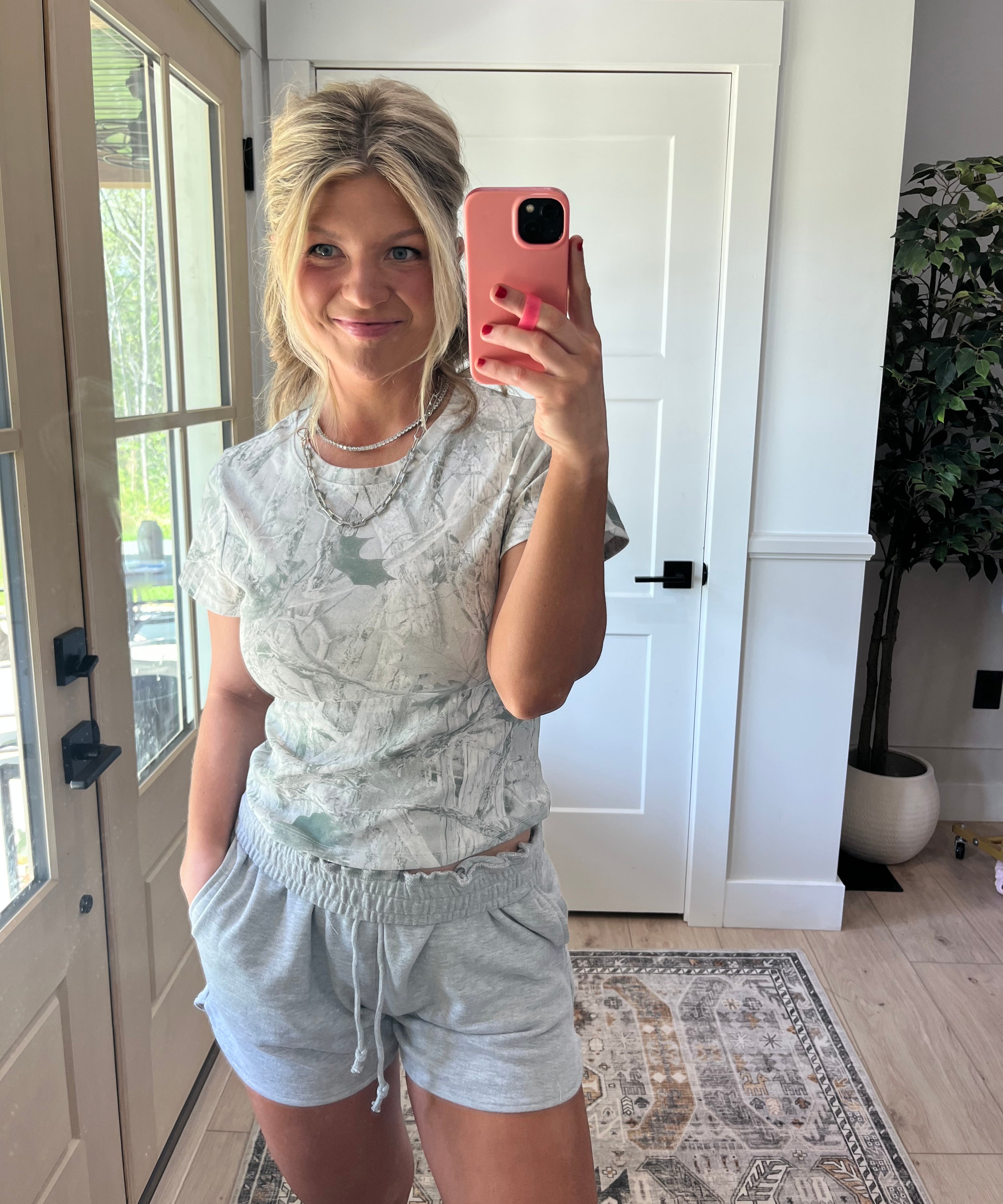 French Terry Lounge Shorts - Grey