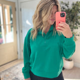 Easy Mode Half Zip - 3 colors!