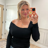 Blackout Beauty Off Shoulder