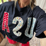 Patchwork USA Tee