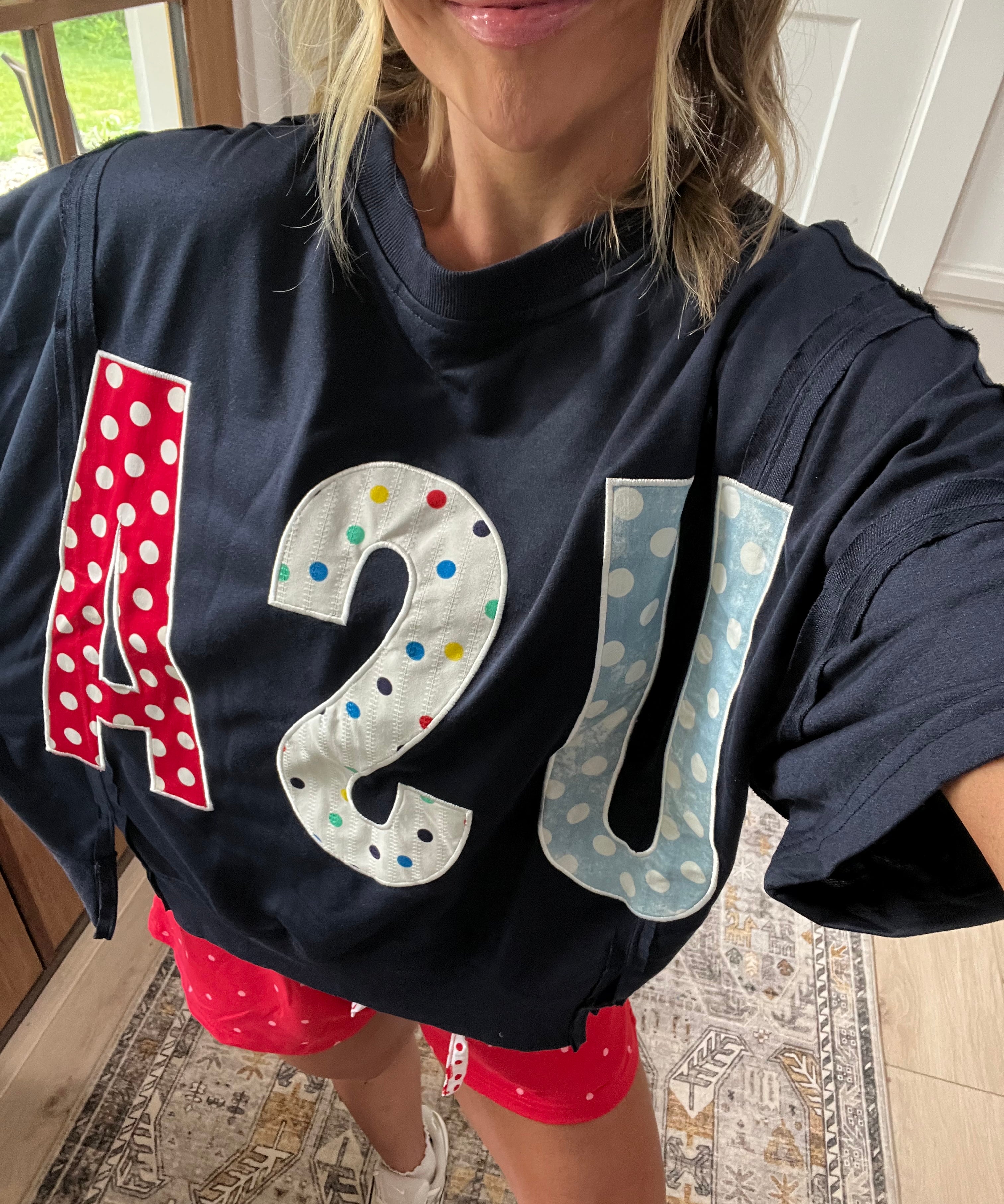 Patchwork USA Tee