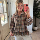 Flirty Fringe Peplum