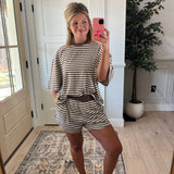 Chocolate Striped Set