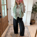 Cozy Up Vest - Sage