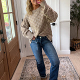 Checkmate Knit Sweater