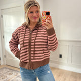 Blush & Brew Zip-Up