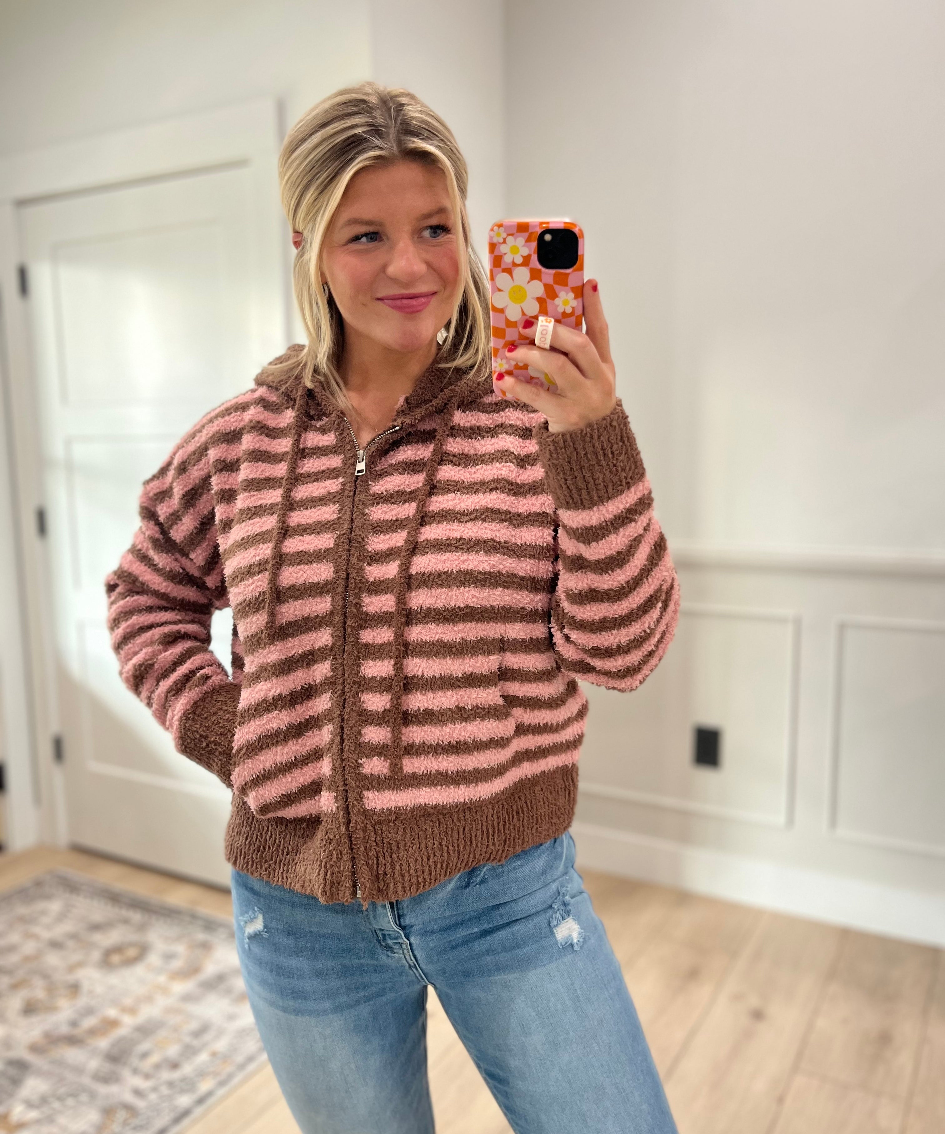 Blush & Brew Zip-Up