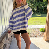 Easy Does It Striped Pullover