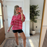 Cherry Bomb Striped Tee
