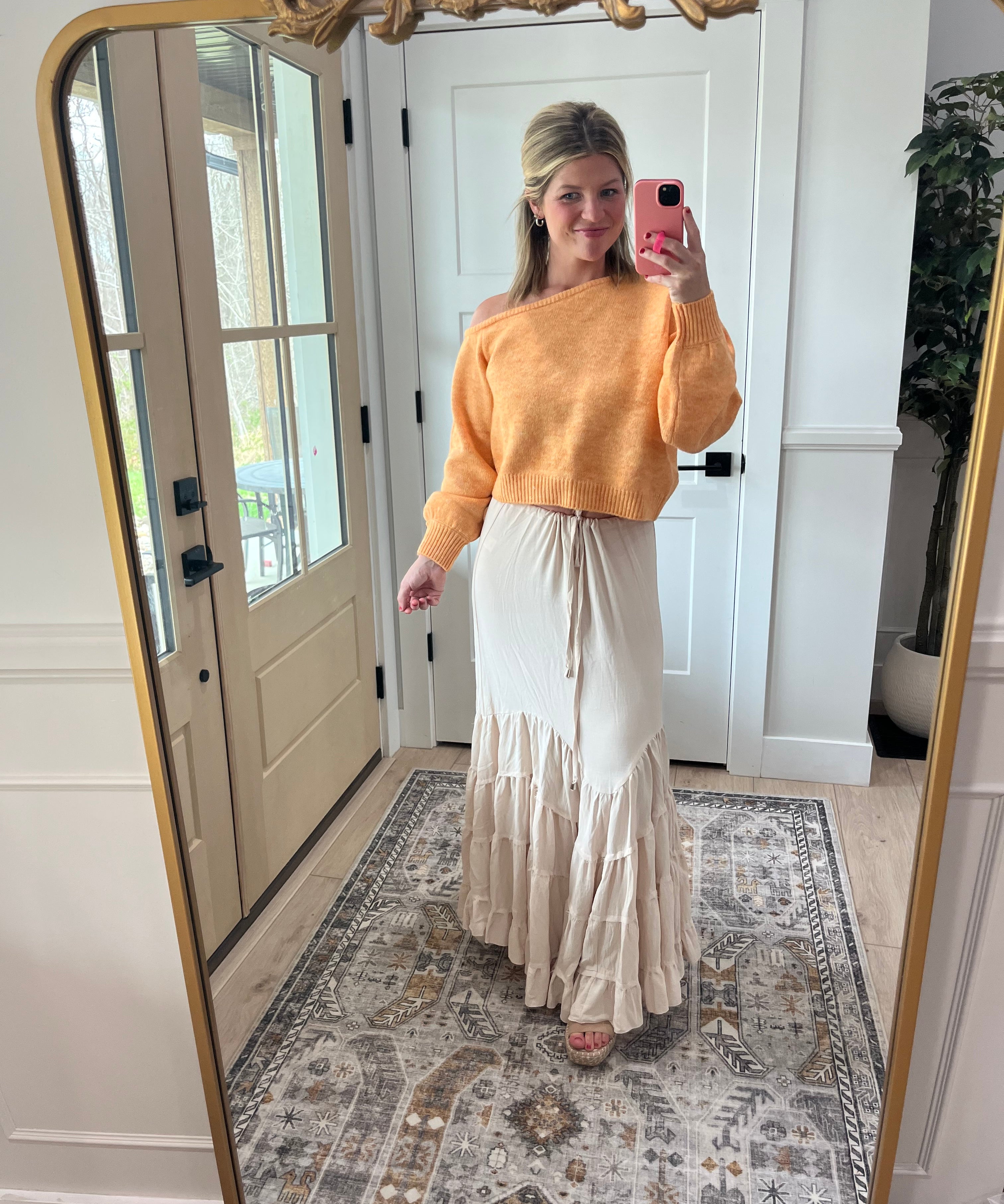 Sandy Sway Tiered Maxi
