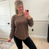 Georgia Top - Chocolate Brown
