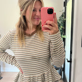 Honey Oat Peplum