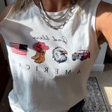 God Bless America Muscle Tank