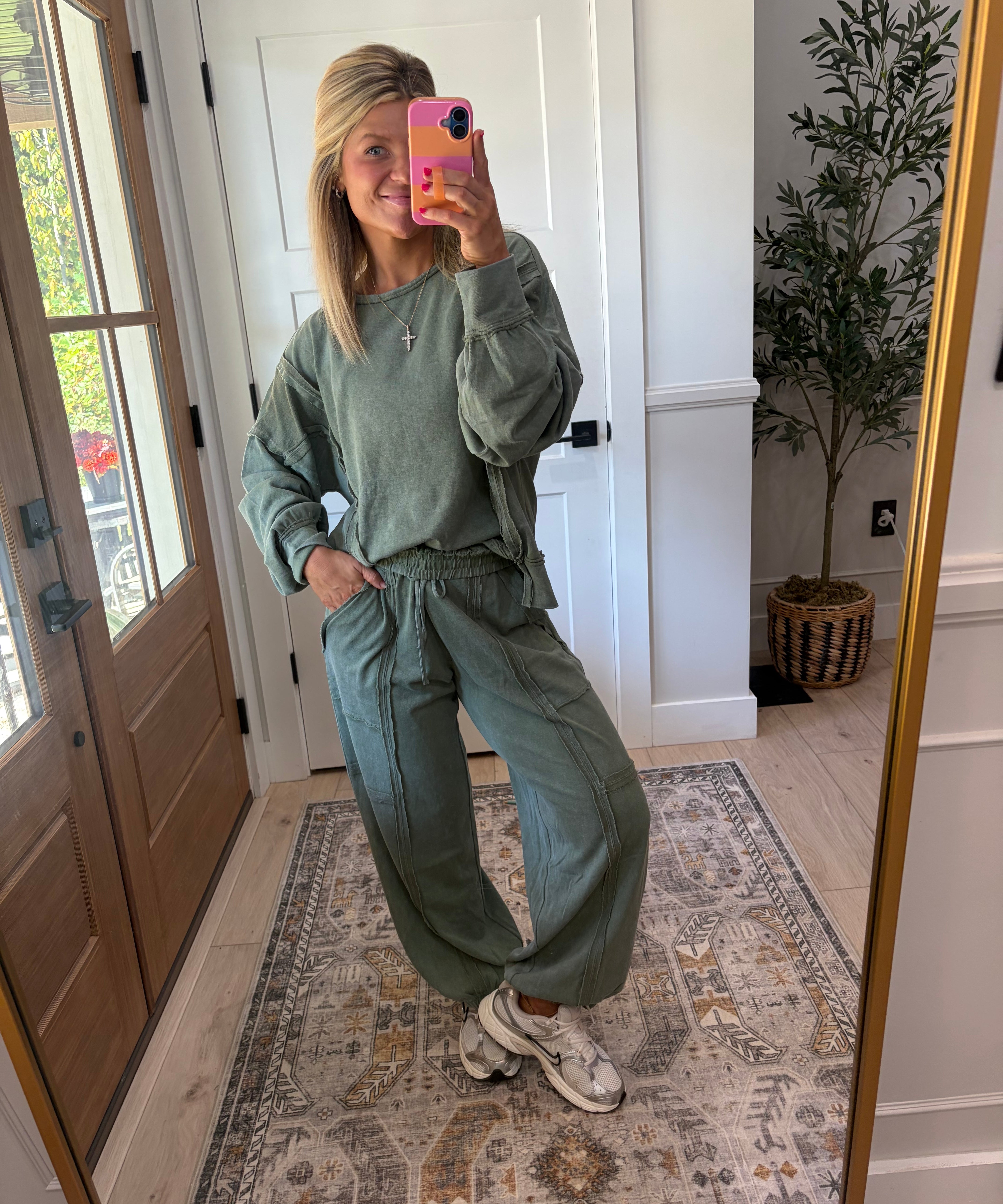 Worn-In Pants - sage