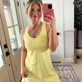 Lemon Drop Athletic Dress