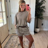 Chocolate Striped Set