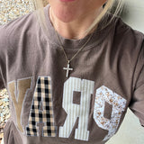 Pray Patchwork Tee
