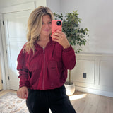 Scuba Jacket - Wine Red
