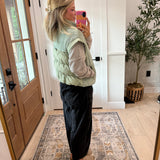 Cozy Up Vest - Sage