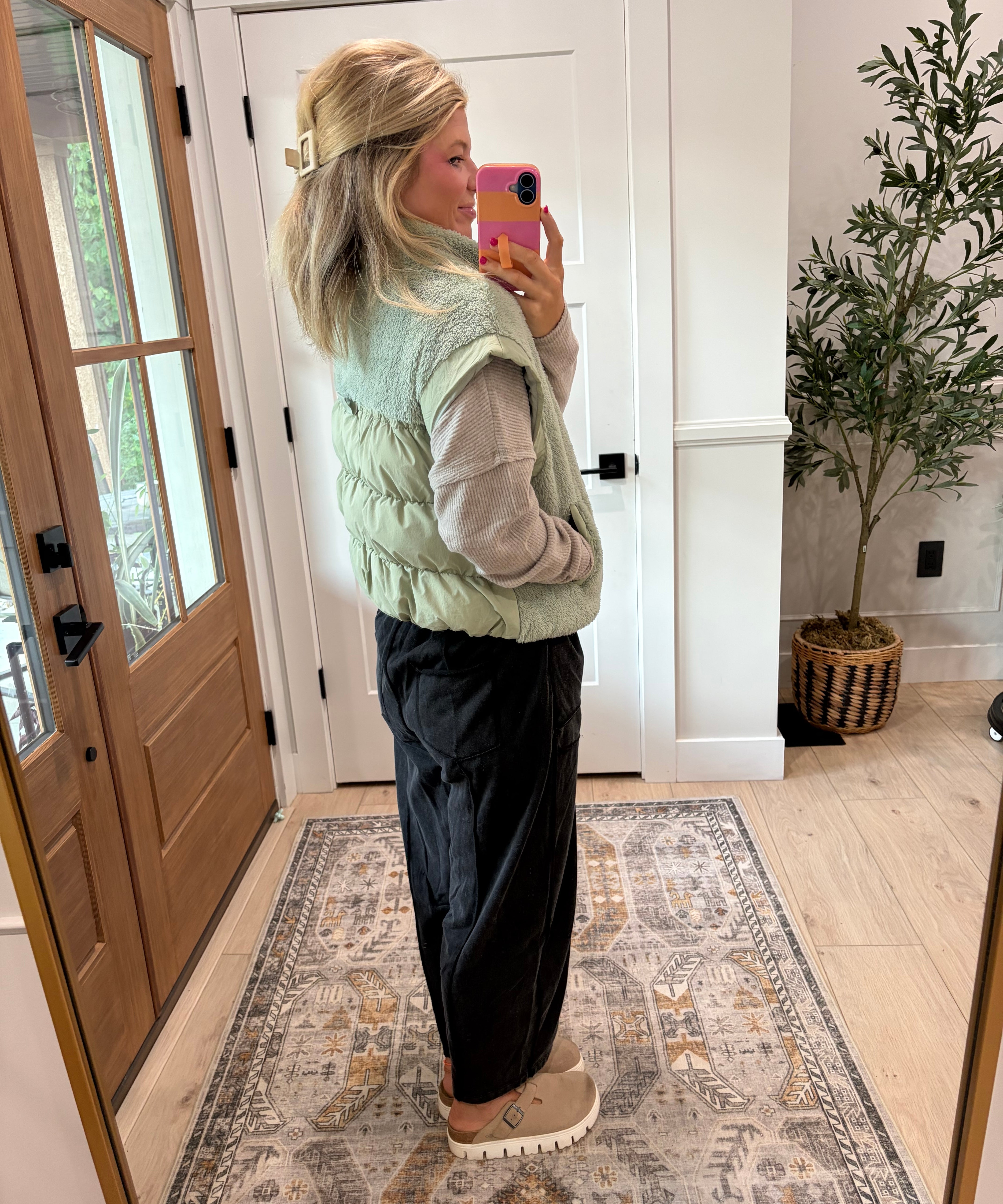 Cozy Up Vest - Sage