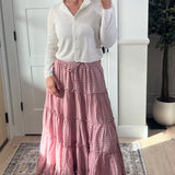 Mauve Maxi Skirt