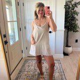Coastal Cutie Dress - beige