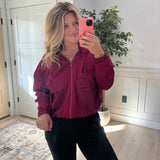 Scuba Jacket - Wine Red