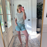 Palm Breeze Shorts - Ash Jade