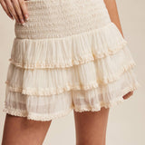 Tiered Ruffle Skort
