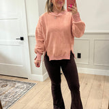 Salmon Teddy Pullover