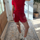 Better Active Shorts - cherry