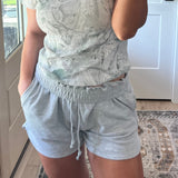 French Terry Lounge Shorts - Grey