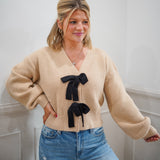 Cocoa Ties Pullover Cardi