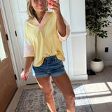 Lemonade Collared Top