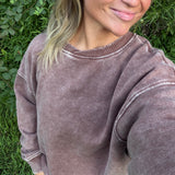 Better Basic Oversized Pullover - Chocolate