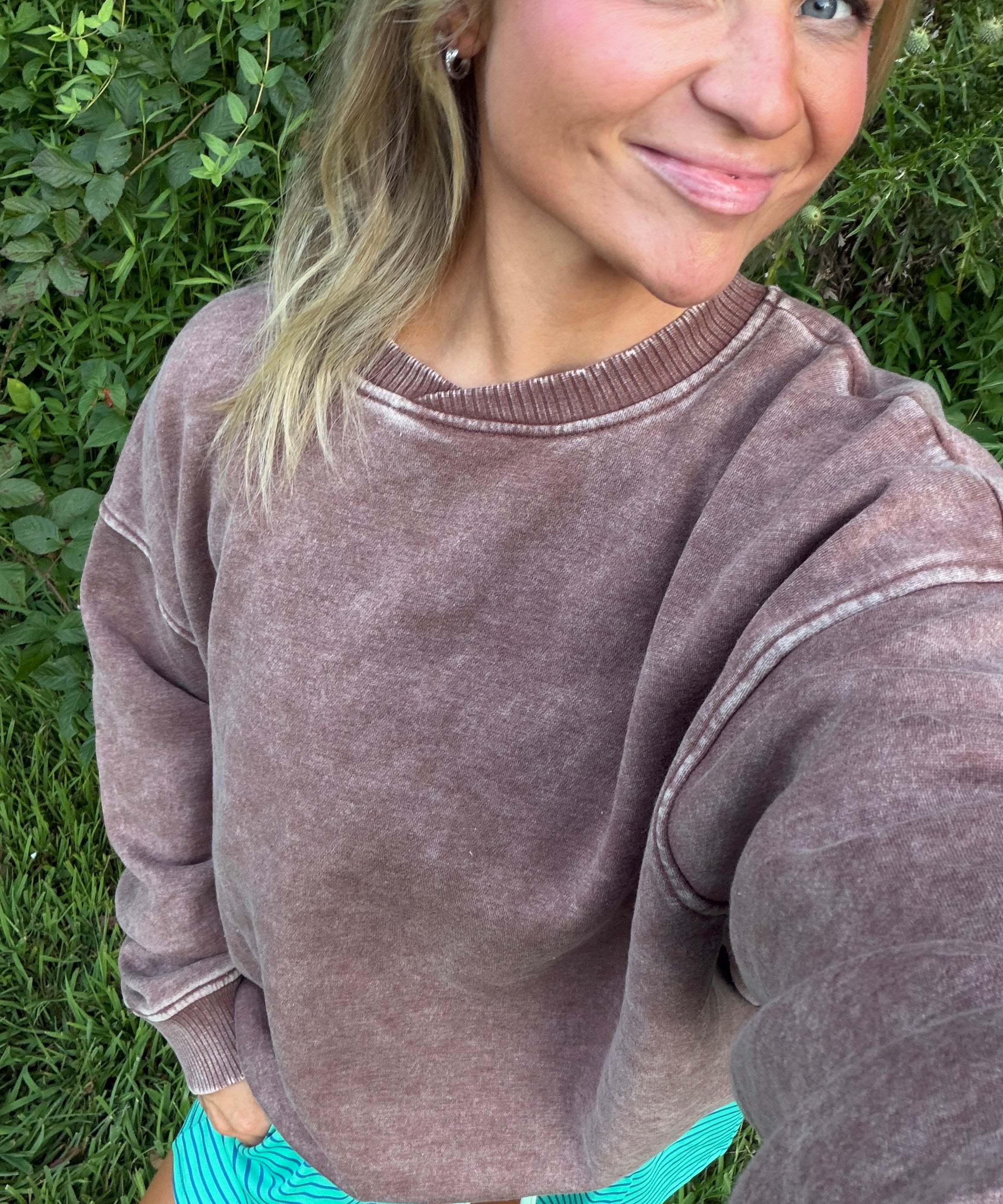 Better Basic Oversized Pullover - Chocolate