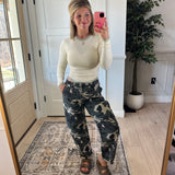 RISEN Camo Barrel Jeans