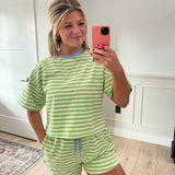 Lime Stripes Top
