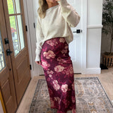 Bordeaux Bloom Maxi